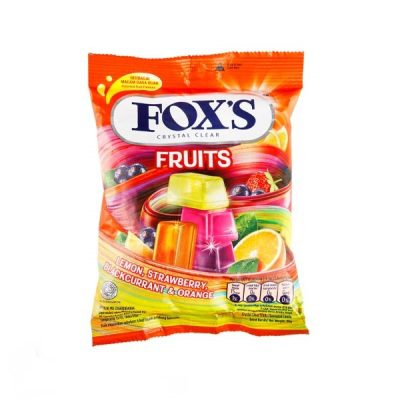 آبنبات فاکس با طعم میوه های میکس(90گرم-گچی)