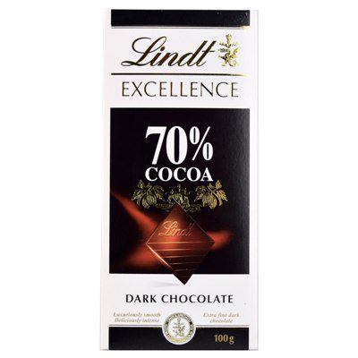 شکلات لینت 70درصد 100گرم