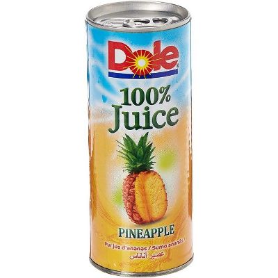 آب میوه Dole با طعم آناناس(250میلی لیتر)