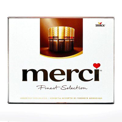 شکلات کادویی قهوه ای مرسی(250گرم)