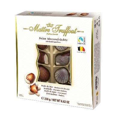 شکلات کادویی صدفی بلژین (250گرم)