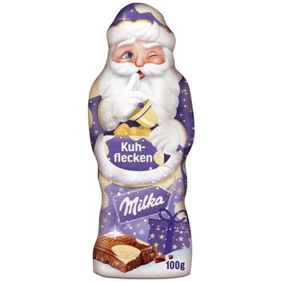 شکلات بابانوئل میلکا با طعم شیری شکلاتی (100گرم)