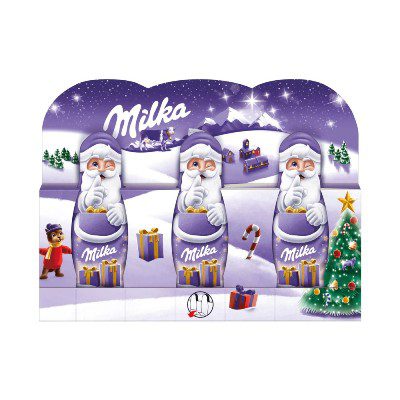 شکلات کریسمس سه عددی بابانوئل میلکا (45گرم)