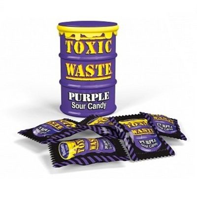 آبنبات ترش بشکه ای بنفش 42گرم تاکسیک ویست