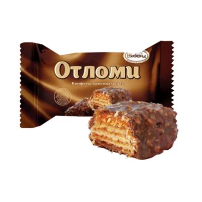 ویفر پروتئینه شکلاتی اوتلومی آکوند با کرم کارامل و تکه های بادام زمینی (500گرم)