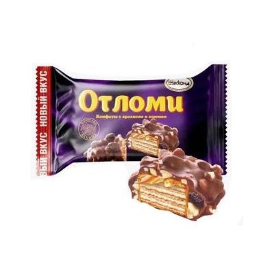 ویفر پروتئینه شکلاتی اوتلومی آکوند با کرم کارامل و تکه های بادام زمینی و کشمش (1کیلوگرم)