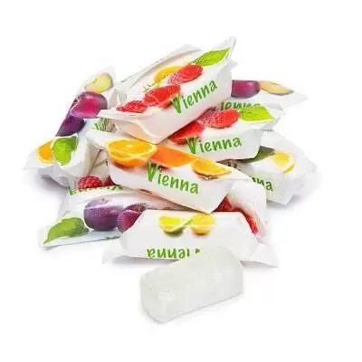 آبنبات ترفین بلژیکی میوه ای(گچی-250گرم)