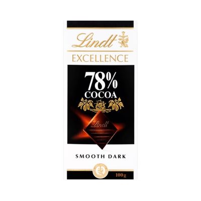 شکلات تخته ای لینت 78درصد (100گرم)