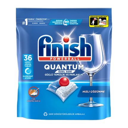 قرص ماشین ظرفشویی فینیش مدل کوانتوم 36عددی