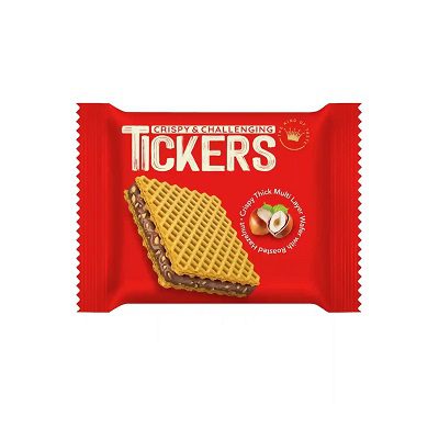 ویفر تیکرز با کرم فندق (22گرم)