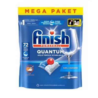 قرص ماشین ظرفشویی فینیش کوانتوم (72عددی)