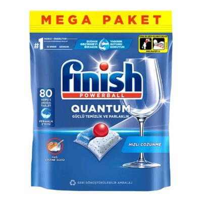 قرص ماشین ظرفشویی فینیش کوانتوم (80عددی)