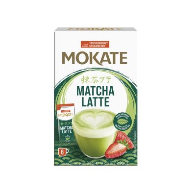 کافی میکس ماچا لاته موکاته با طعم توتفرنگی (6عددی)