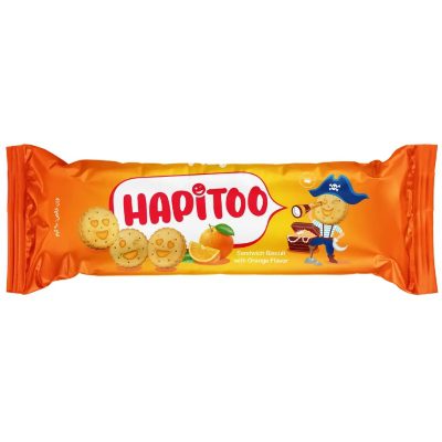 بیسکویت ساندویچی هپیتو زرماکارون با کرم پرتقالی (90گرم)