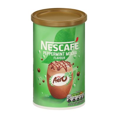 پودر قهوه فوری نسکافه با طعم شکلات آئرو نعنایی (250گرم)