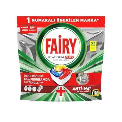 قرص ظرفشویی فیری پلاتینیوم پلاس (22عددی)