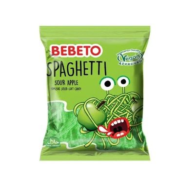 پاستیل ببتو اسپاگتی طعم سیب ترش (80گرم)