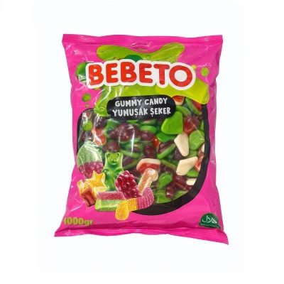 پاستیل قلبی ببتو طعم توتفرنگی (1کیلوگرم)