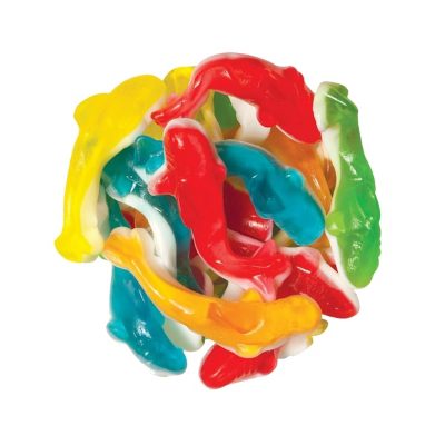 پاستیل مخلوط میوه ای خامه ای ببتو طرح کوسه (فله-250گرم)