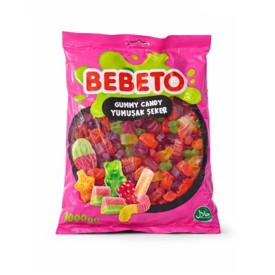 پاستیل مینی اسکلت میوه ای ببتو (1کیلوگرم)